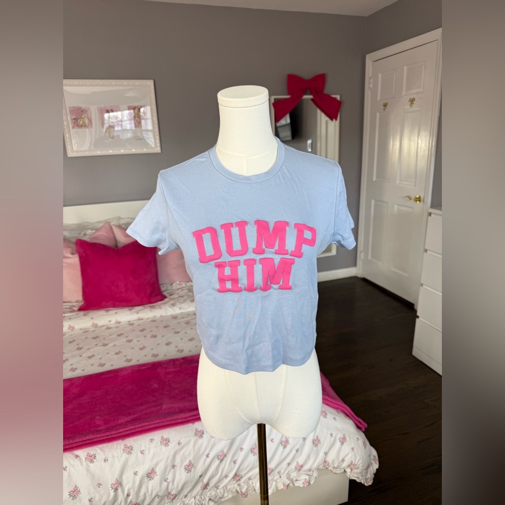 Blue and Pink Graphic Tee